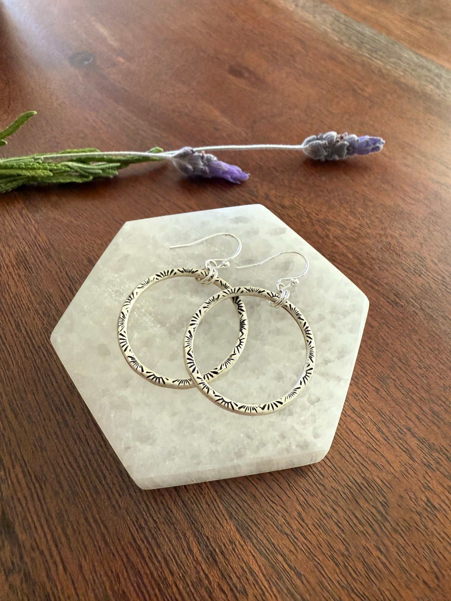 Sterling Silver Hoop Earrings