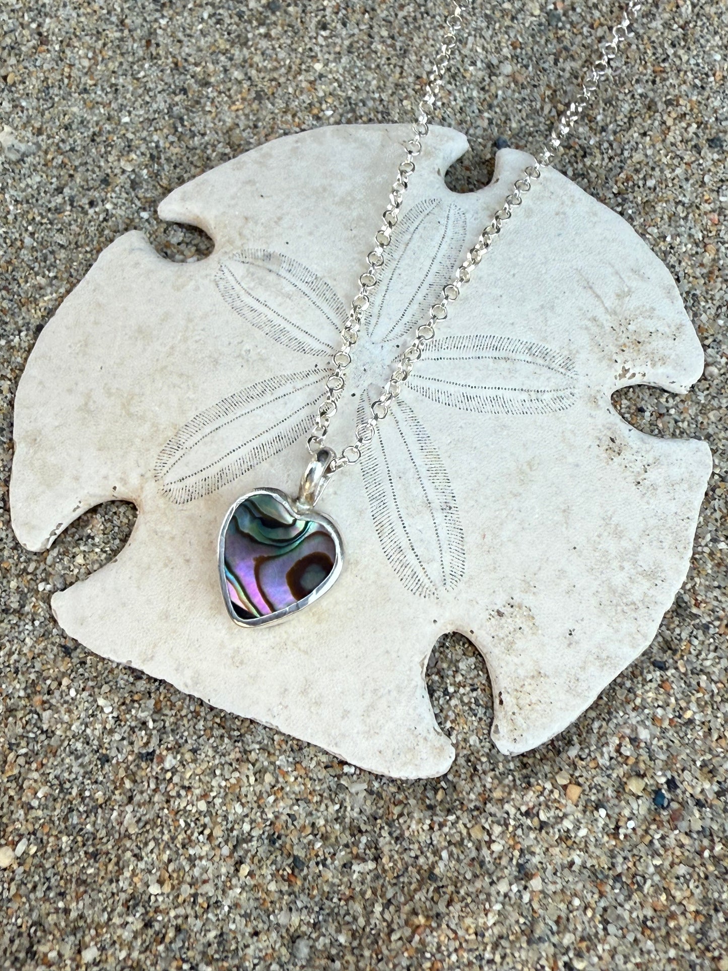 Abalone Heart Pendant