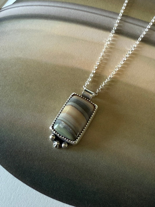 Saturn Necklace | Growth & Discipline Jewelry | Handmade Sterling Silver Pendant | Spiritual Strength Jewelry | Celestial Gift