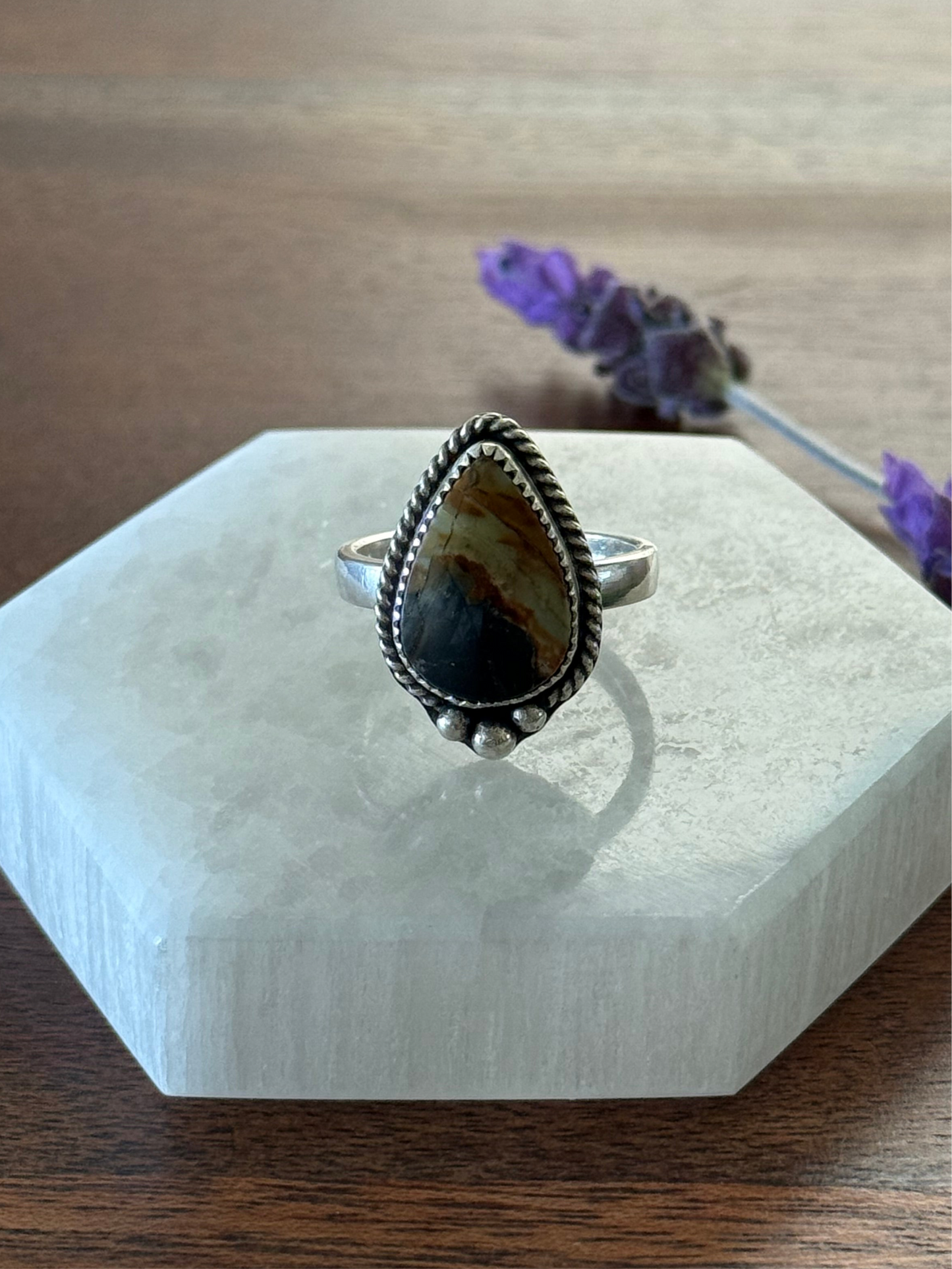 Mescalero Jasper Ring | Size 7.5