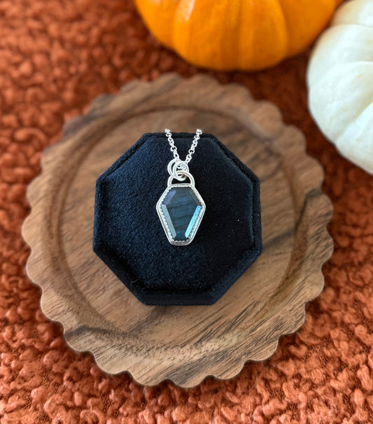 Coffin Ring or Necklace - Select your stone!