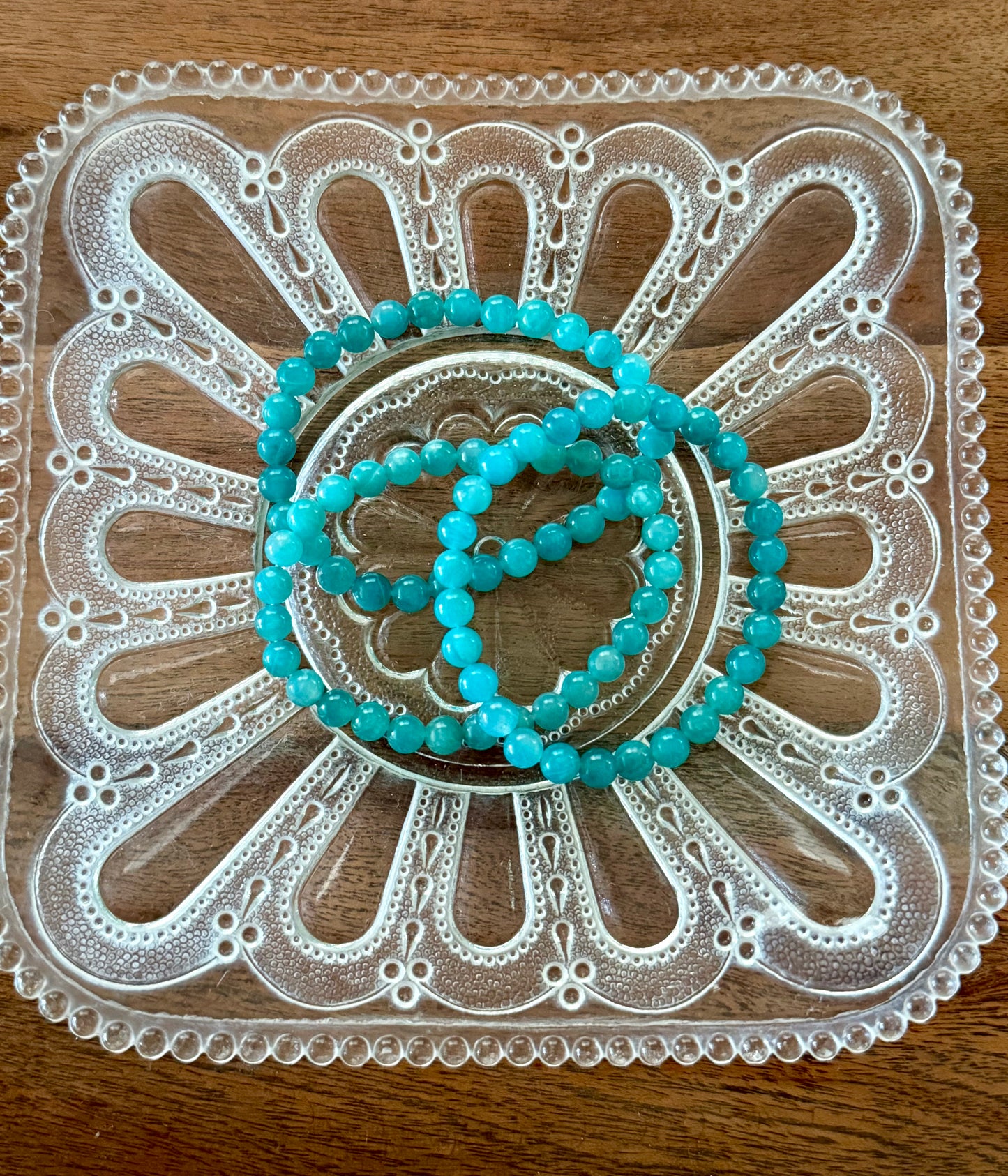Amazonite Bead Bracelet