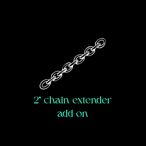 2" Sterling Silver Chain Extender