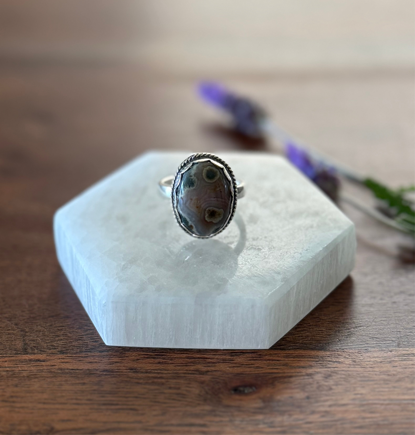 Ocean Jasper Ring | Size 7
