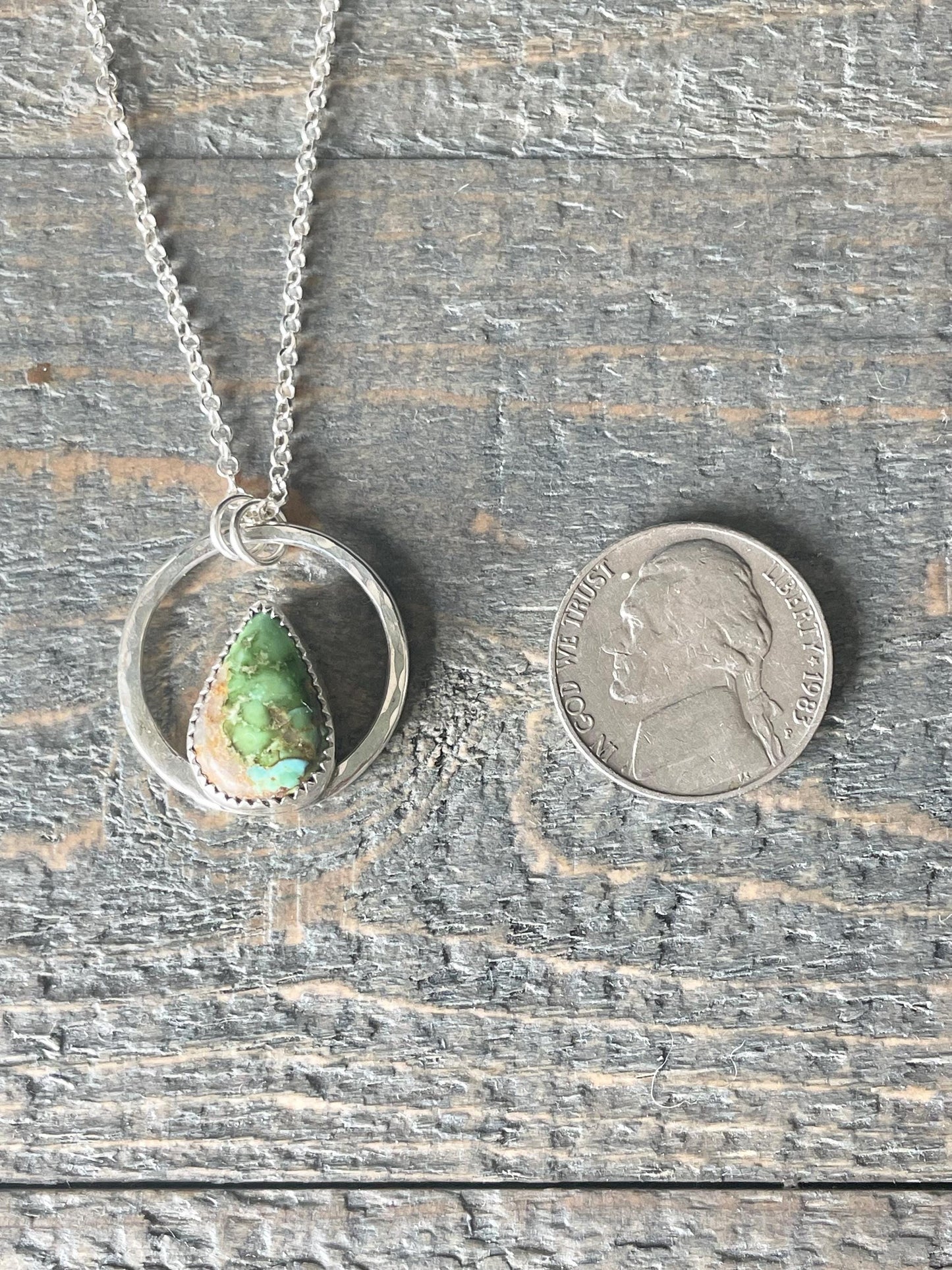 Sonoran Gold Turquoise Pendant