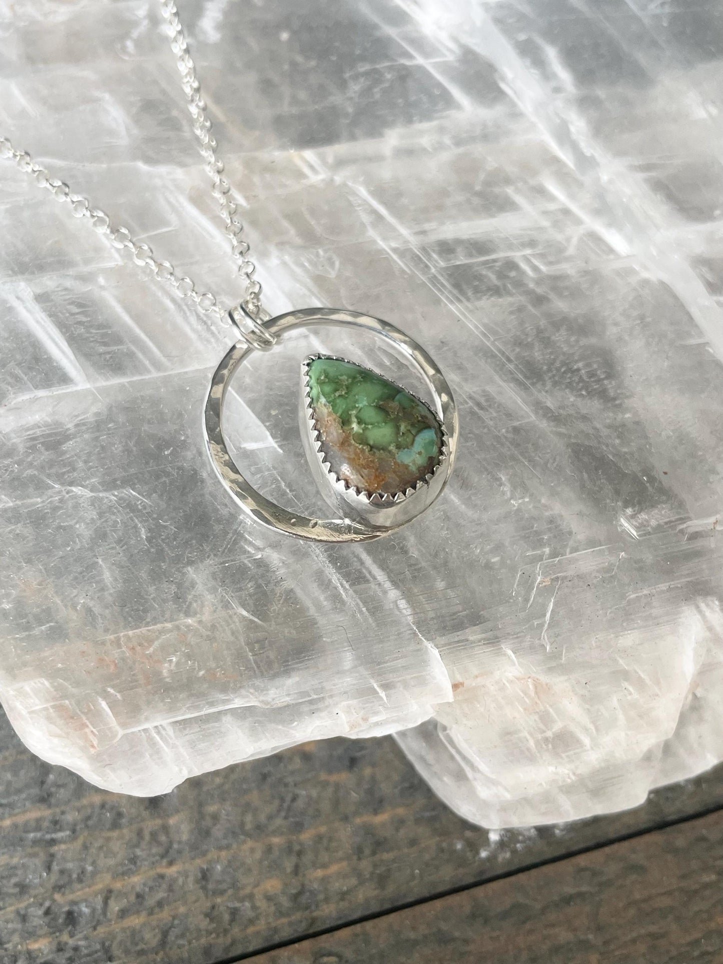Sonoran Gold Turquoise Pendant