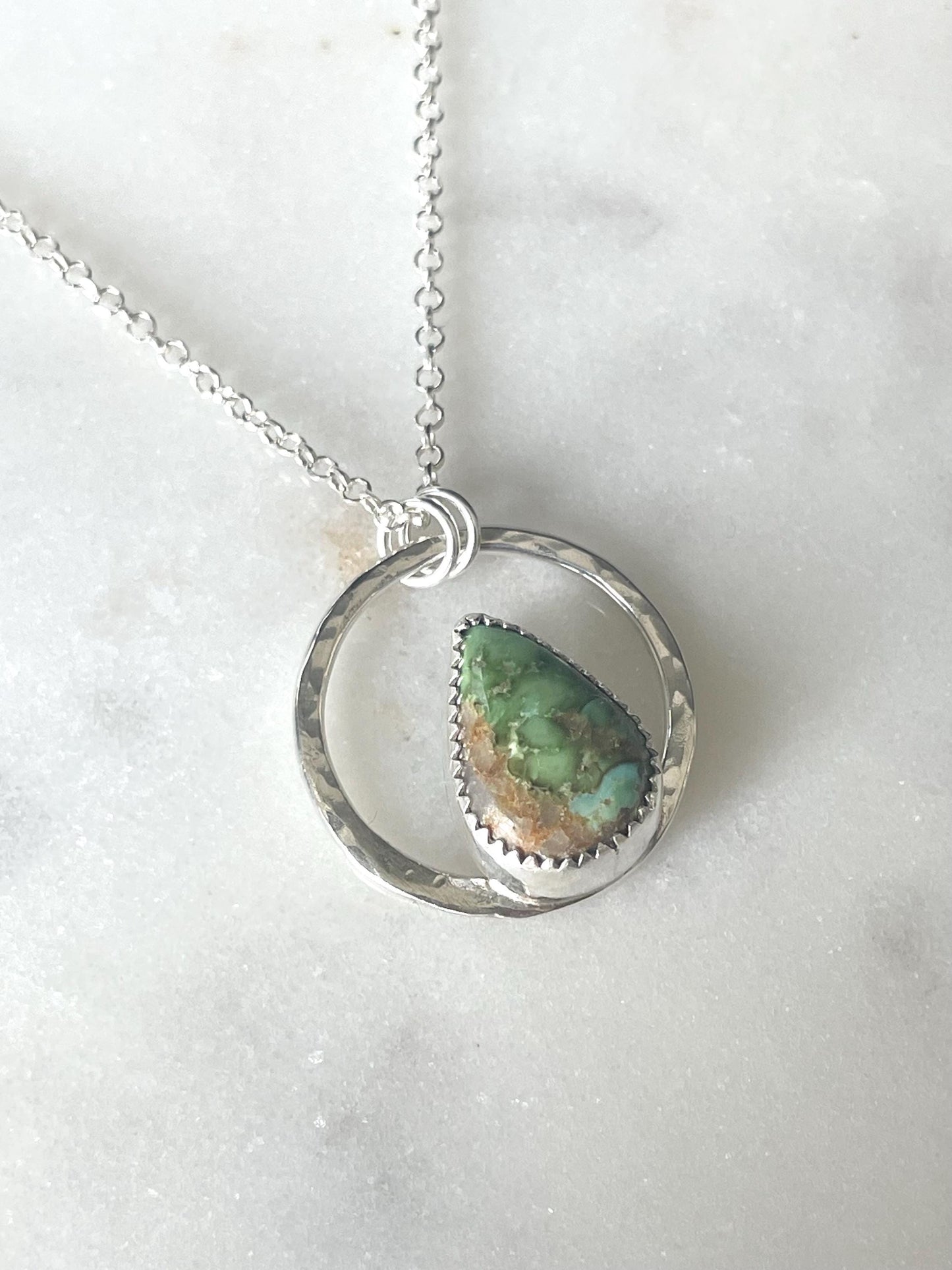Sonoran Gold Turquoise Pendant