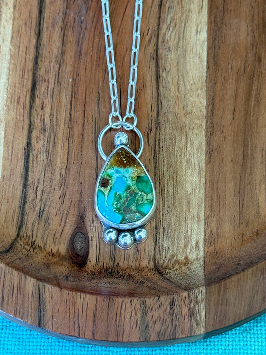 Sonoran Gold Turquoise Necklace
