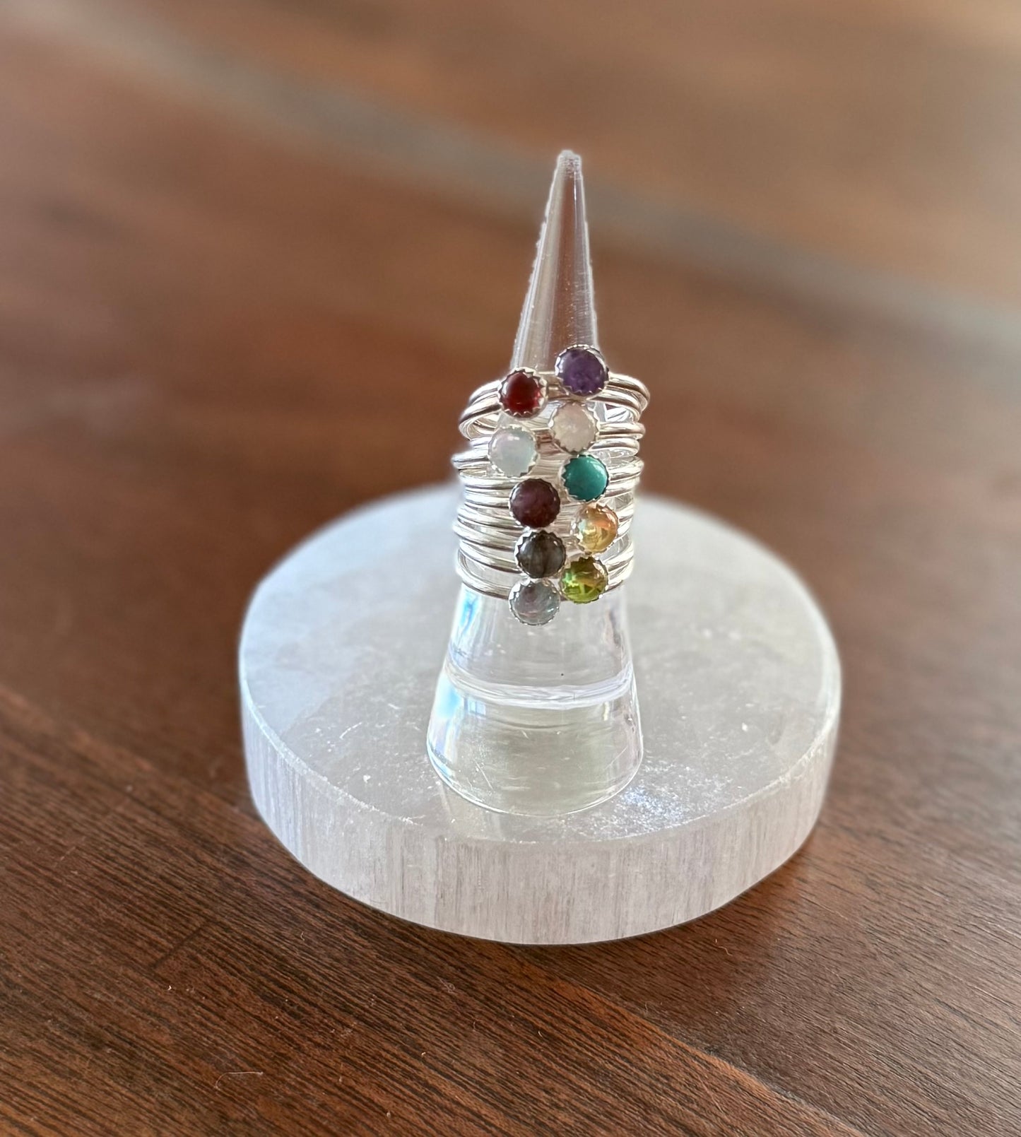 Dainty Gemstone Ring
