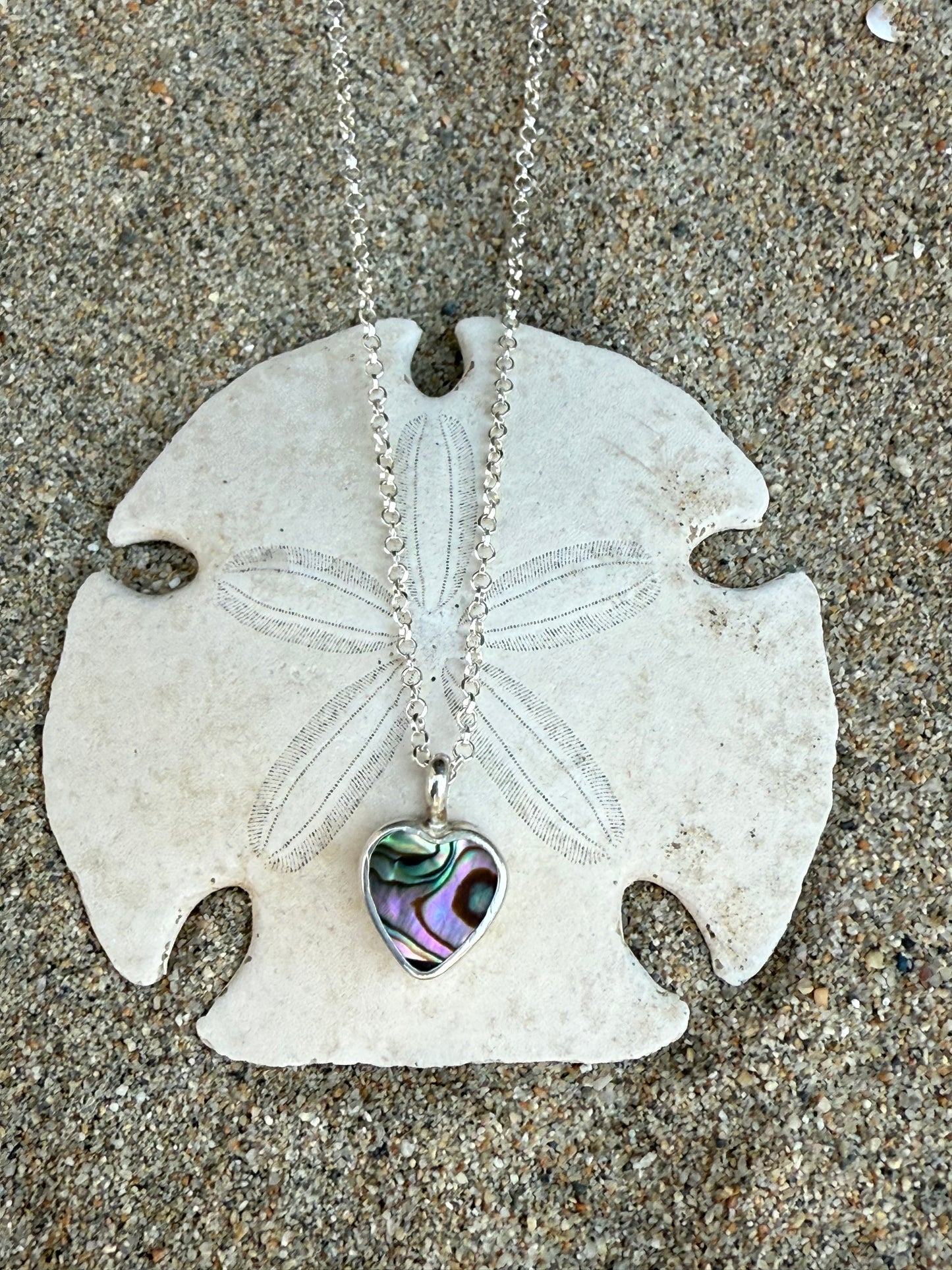 Abalone Heart Pendant