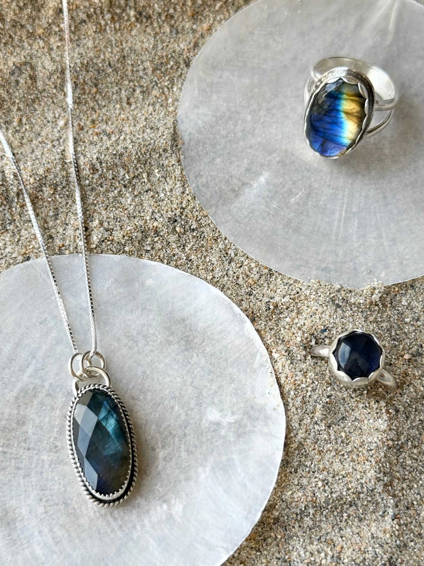 Faceted Labradorite Necklace