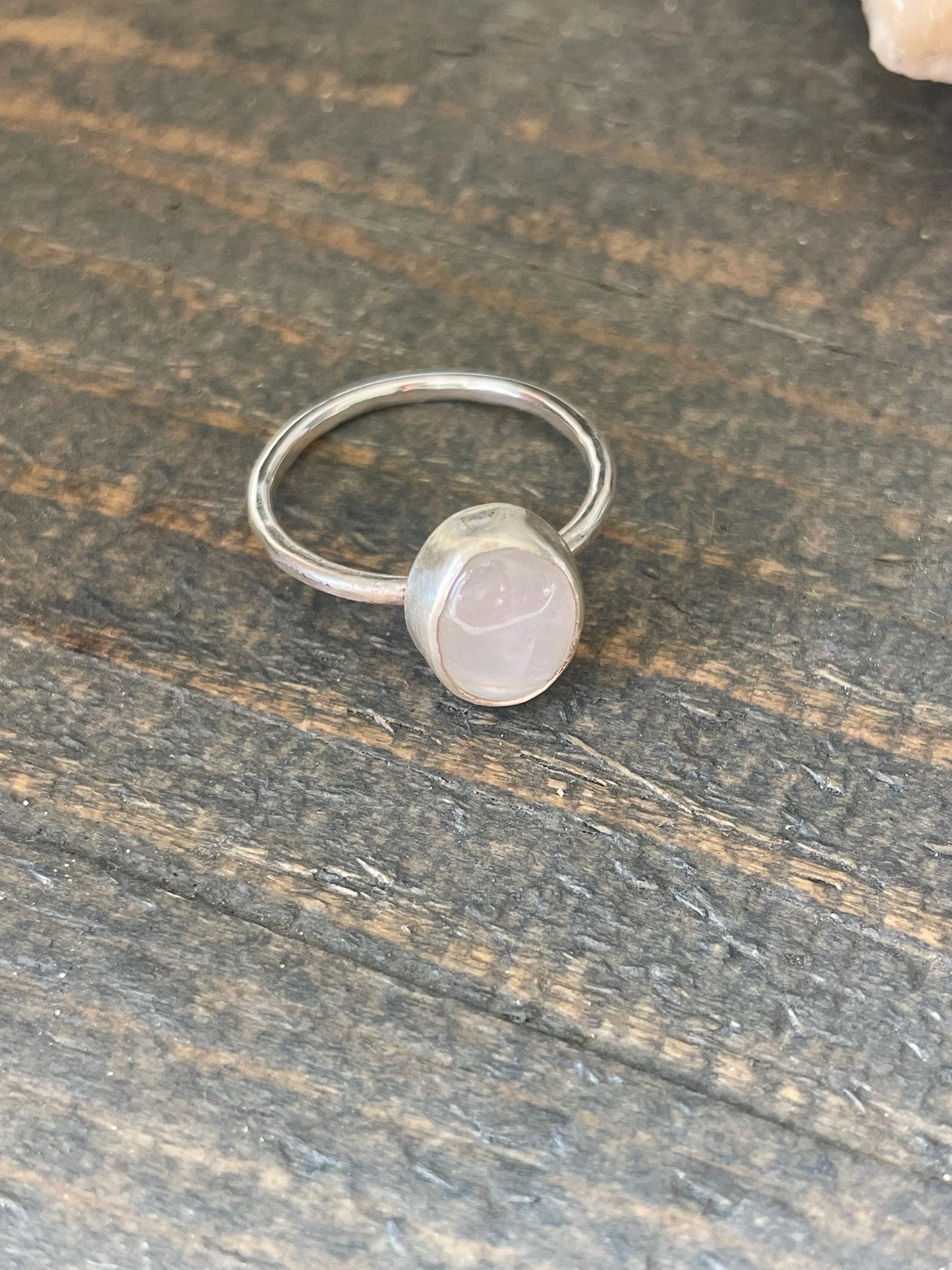 Rainbow Moonstone Ring | Size 7