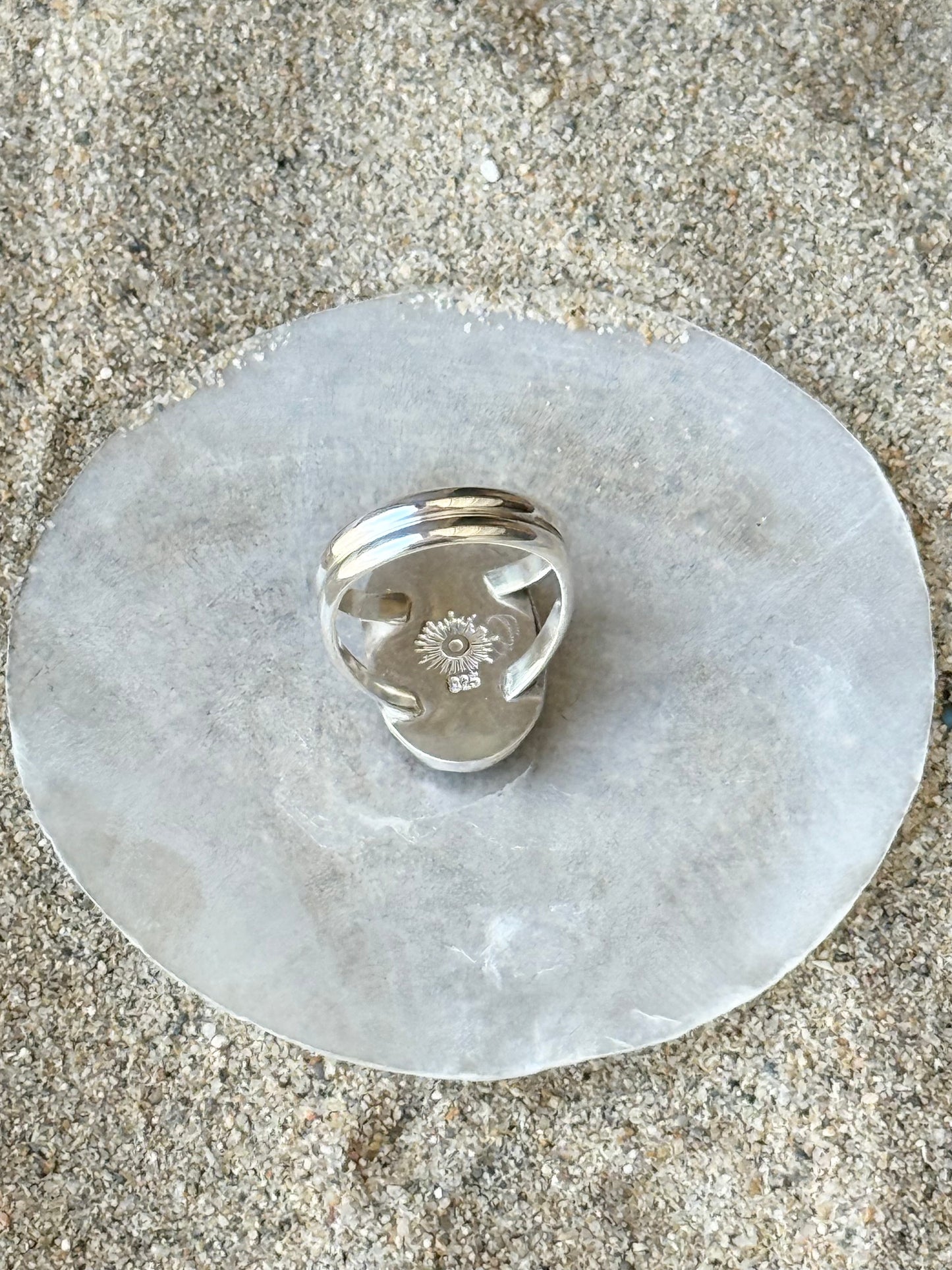 Split Band Labradorite Ring | Size 7.5