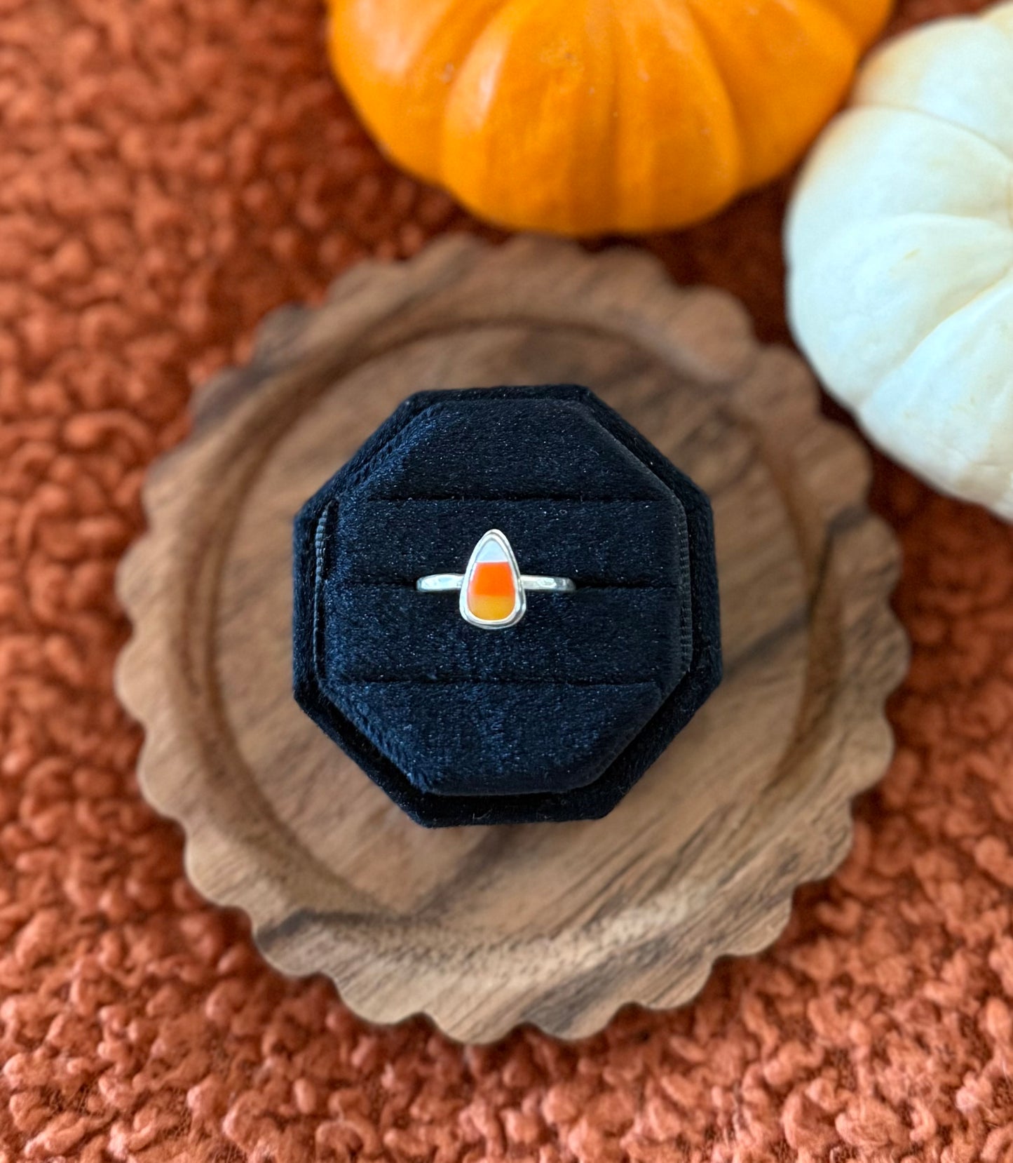 Limited Edition: Sterling Silver Candy Corn Stacker Ring
