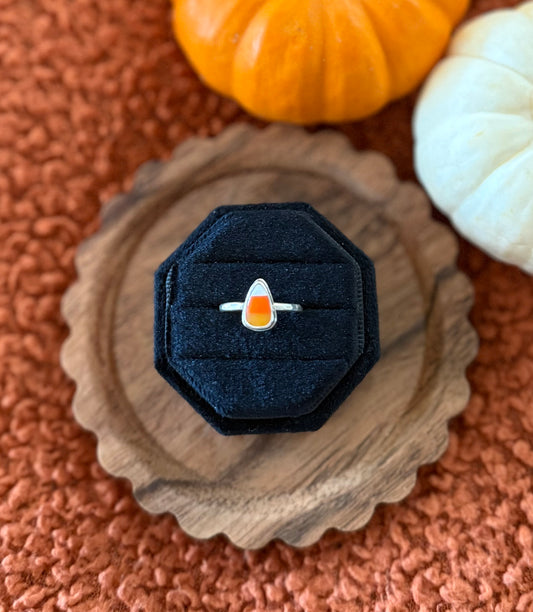 Limited Edition: Sterling Silver Candy Corn Stacker Ring