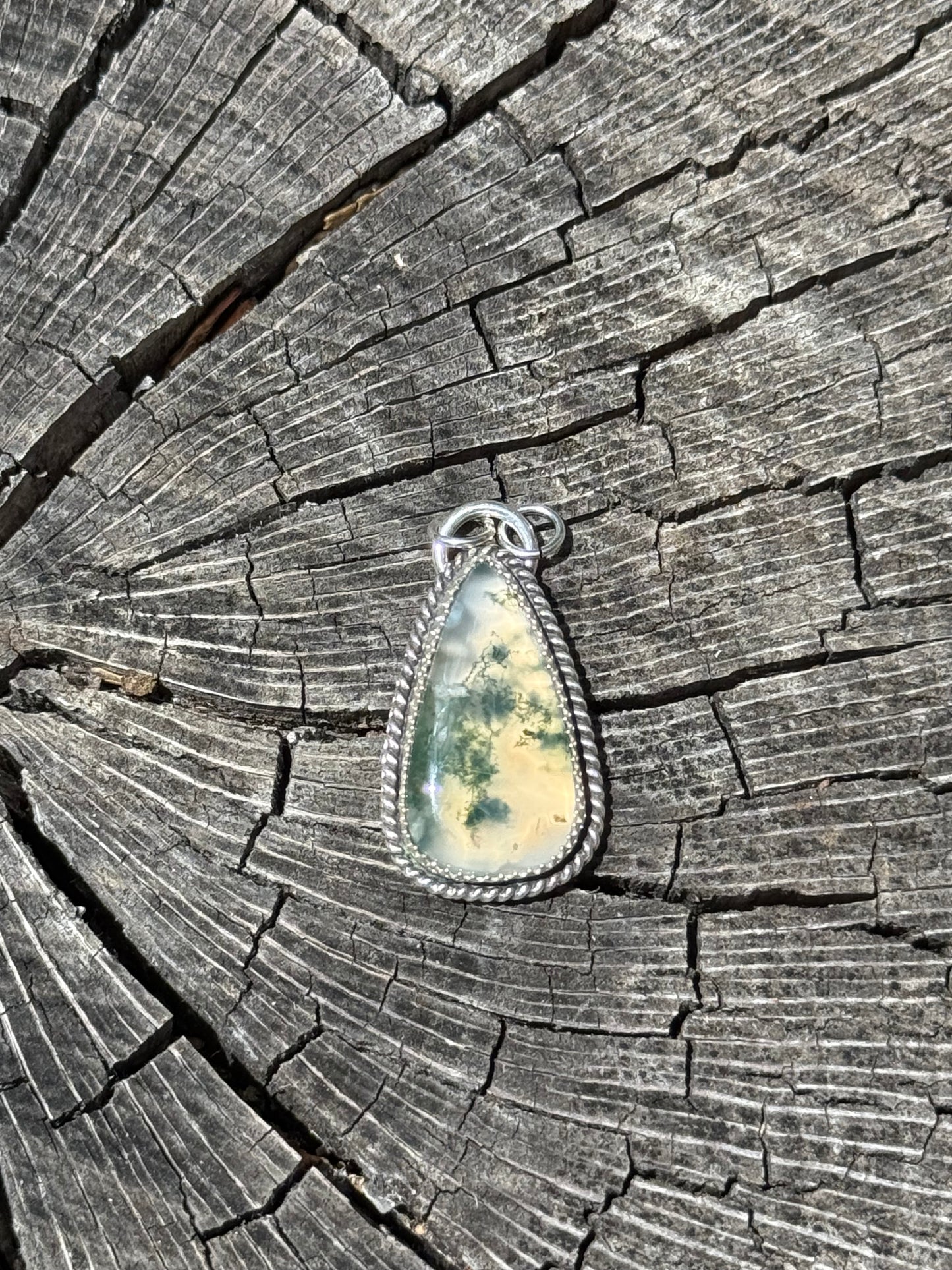 Moss Agate Pendant