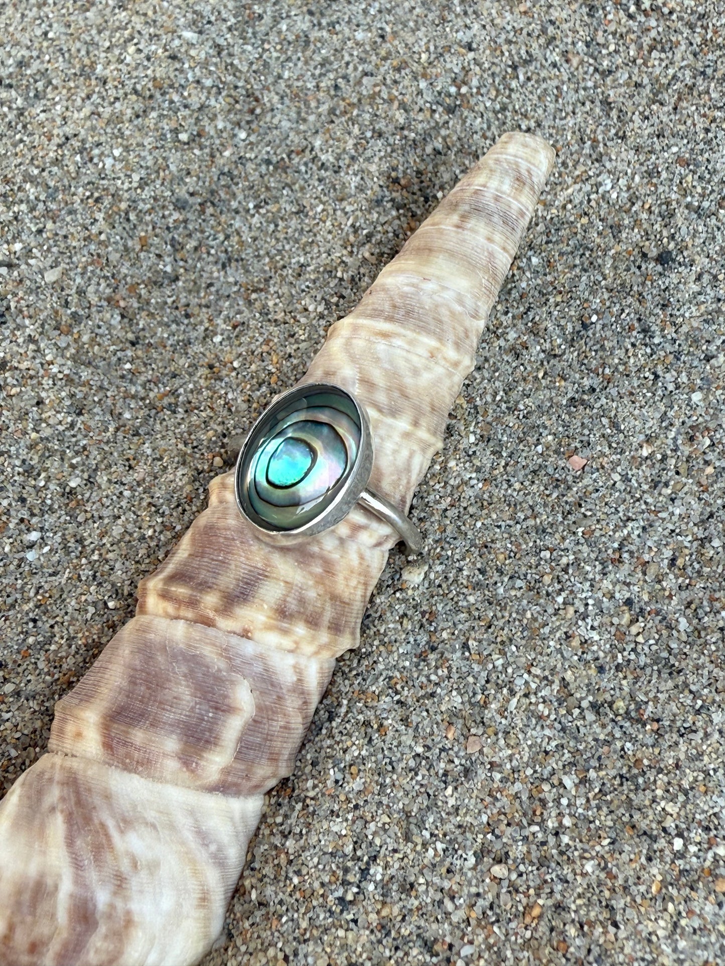 Abalone Ring | Size 6.5