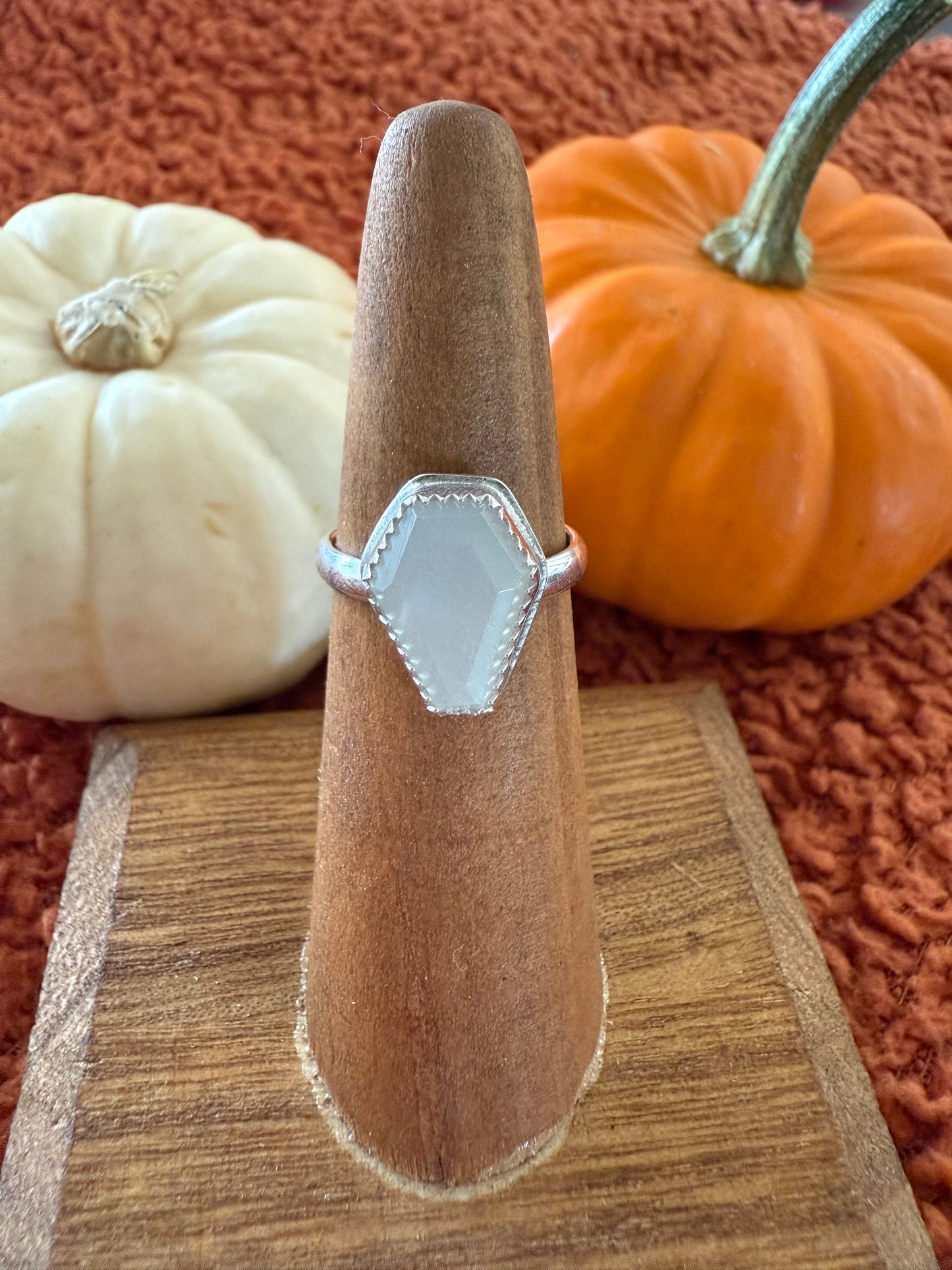 Coffin Ring or Necklace - Select your stone!