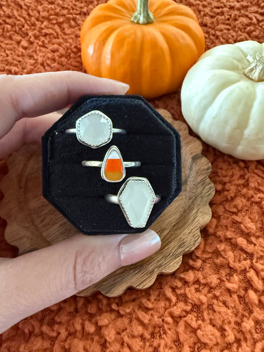 Limited Edition: Sterling Silver Candy Corn Stacker Ring