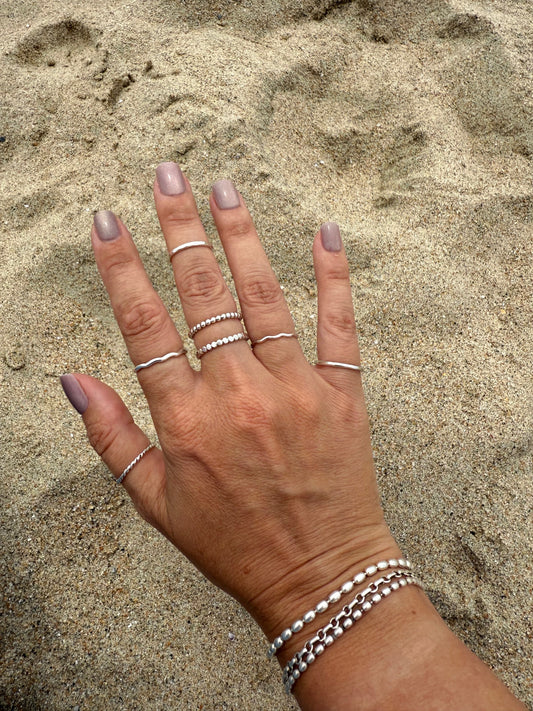 Sterling Silver Stacker Rings