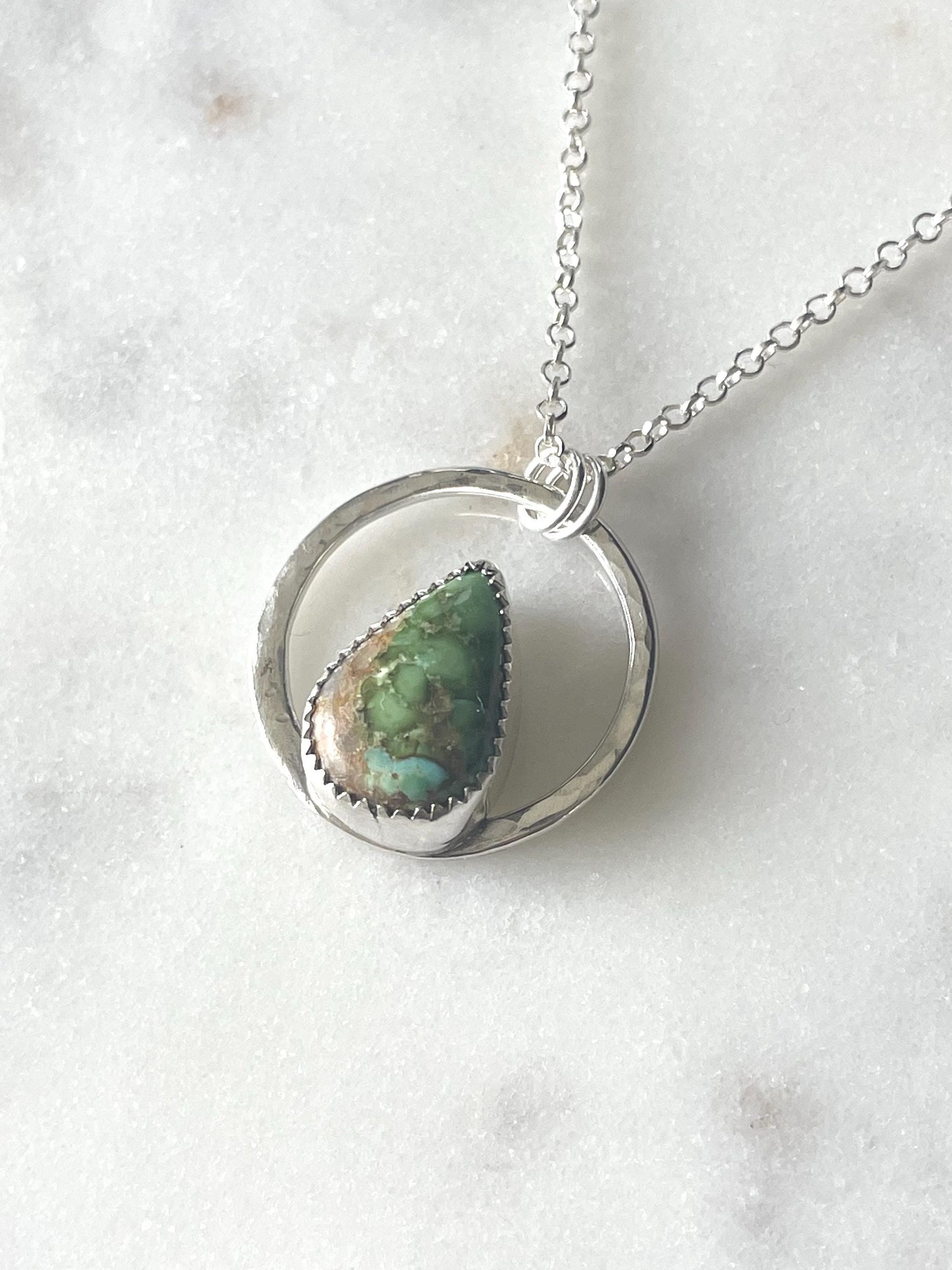 Sonoran Gold Turquoise Pendant