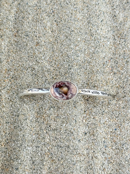 Mexican Fire Opal Cuff Bracelet