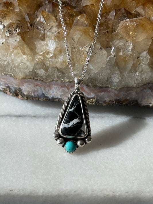 White Buffalo Turquoise Necklace
