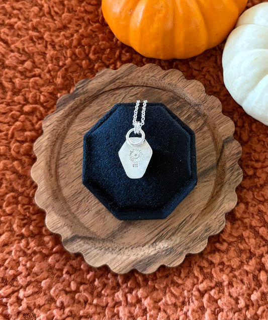 Coffin Ring or Necklace - Select your stone!