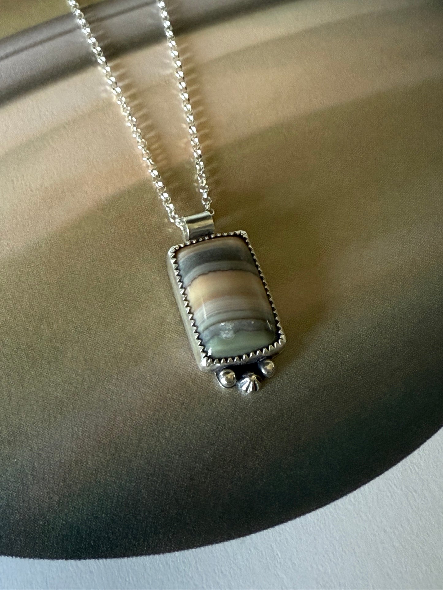 Saturn Necklace | Growth & Discipline Jewelry | Handmade Sterling Silver Pendant | Spiritual Strength Jewelry | Celestial Gift