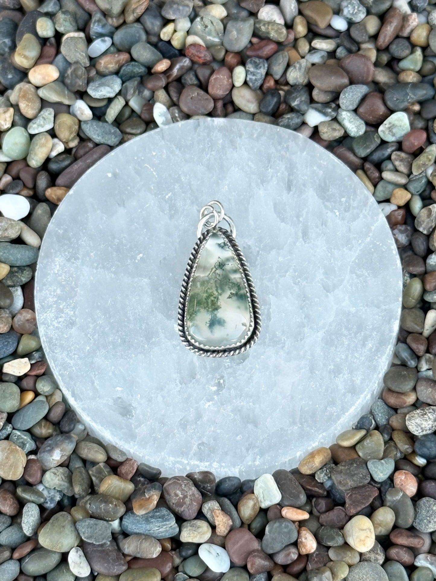Moss Agate Pendant