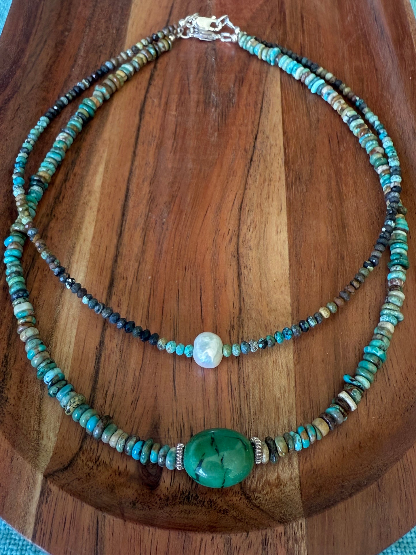 Beaded Turquoise Necklaces