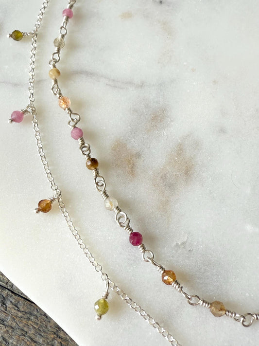 Multicolor Tourmaline Necklaces