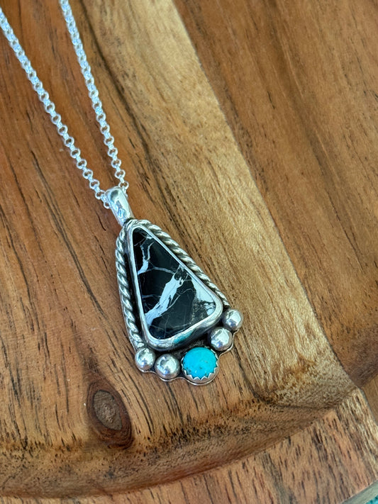 White Buffalo Turquoise Necklace