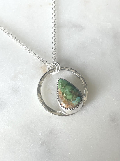 Sonoran Gold Turquoise Pendant