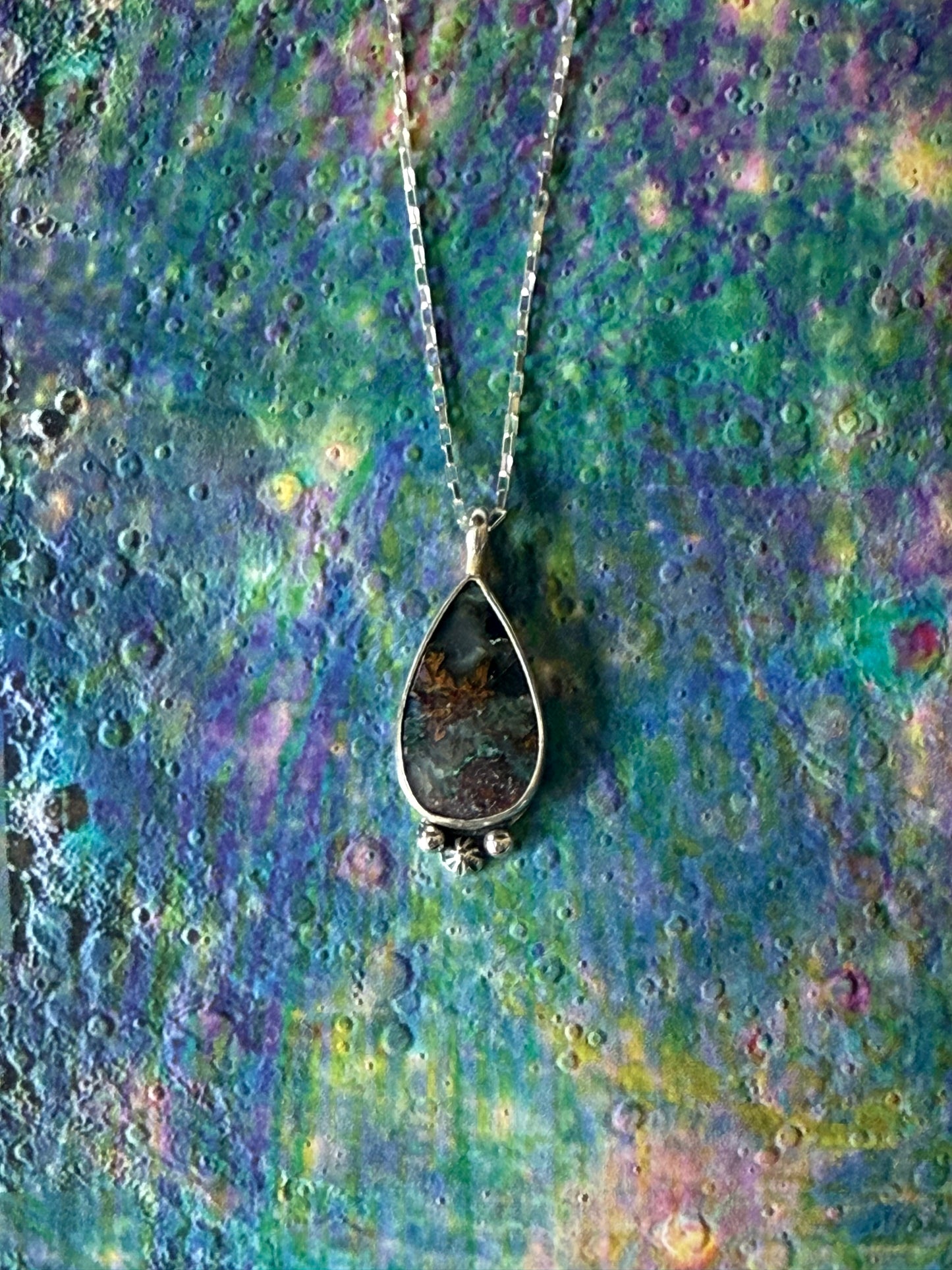 Mercury Necklace | Celestial Jewelry | Handmade Sterling Silver Pendant | Communication & Clarity Jewelry | Spiritual Gift