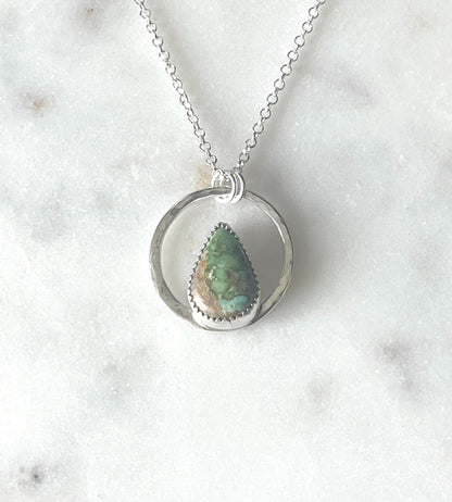 Sonoran Gold Turquoise Pendant