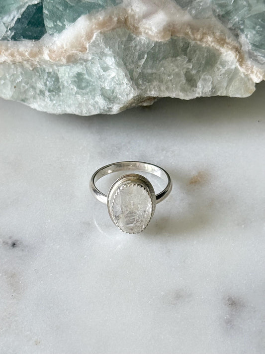 Herkimer Diamond Ring | Size 7.5