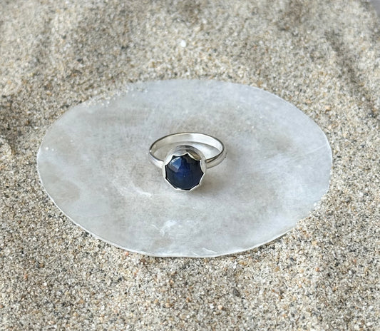 Circle Labradorite Ring | Made in your size