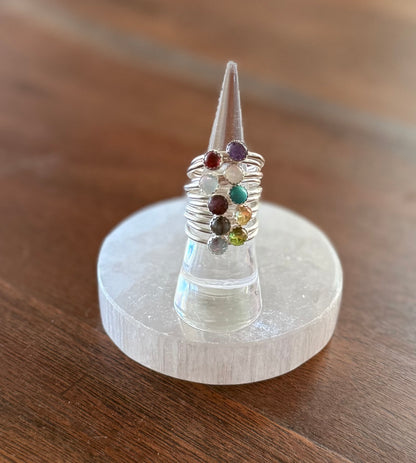 Dainty Gemstone Ring