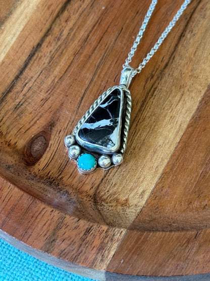 White Buffalo Turquoise Necklace
