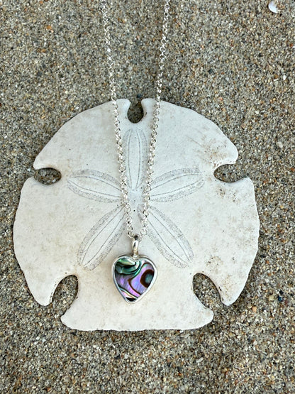 Abalone Heart Pendant