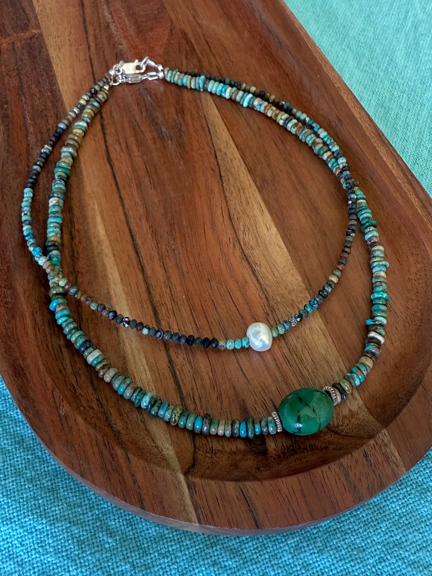 Beaded Turquoise Necklaces