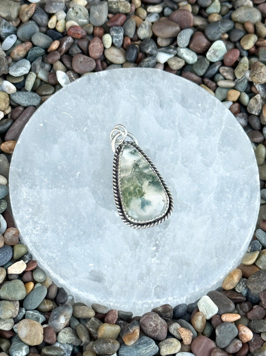 Moss Agate Pendant