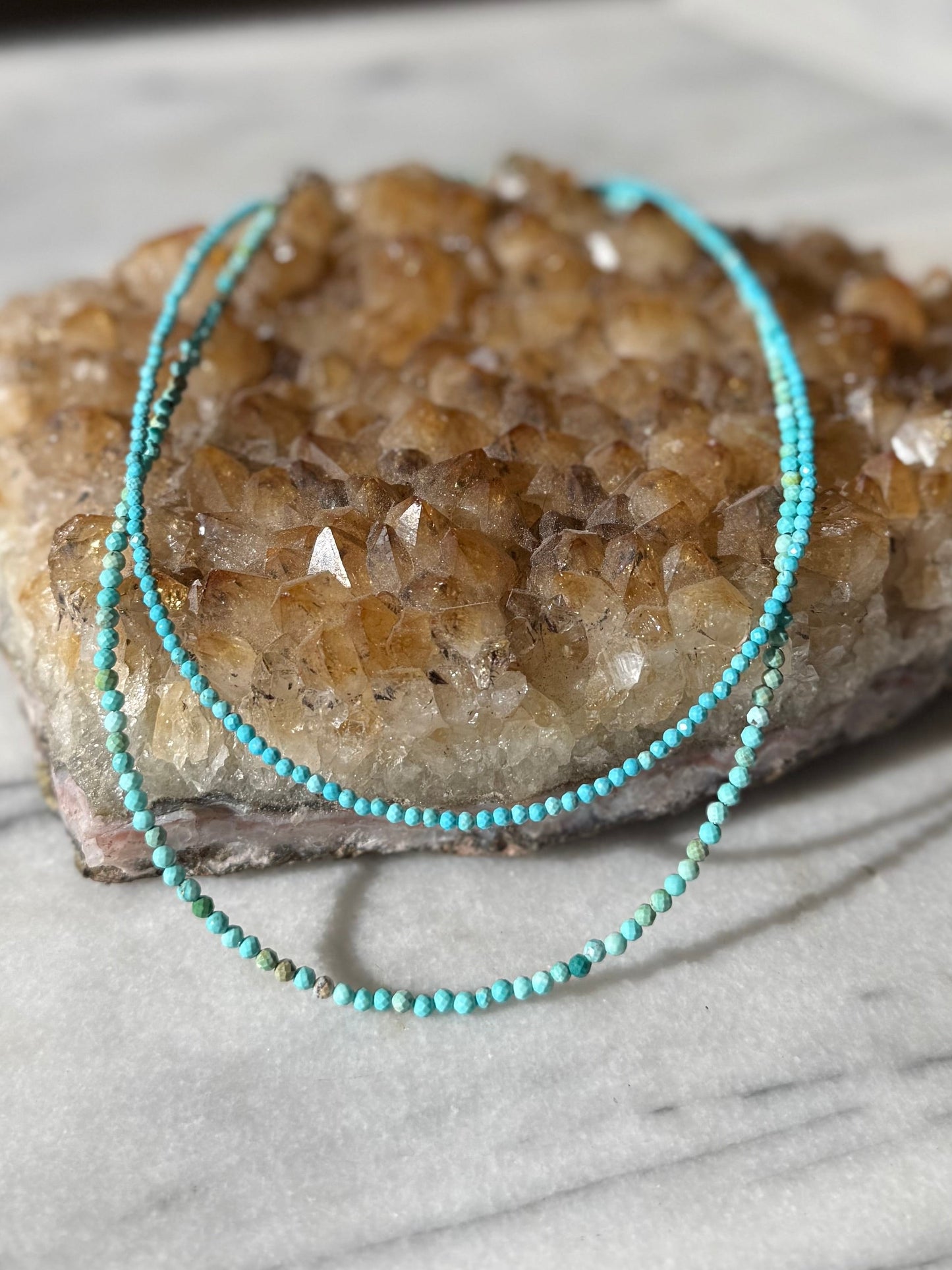 Beaded Turquoise Necklace