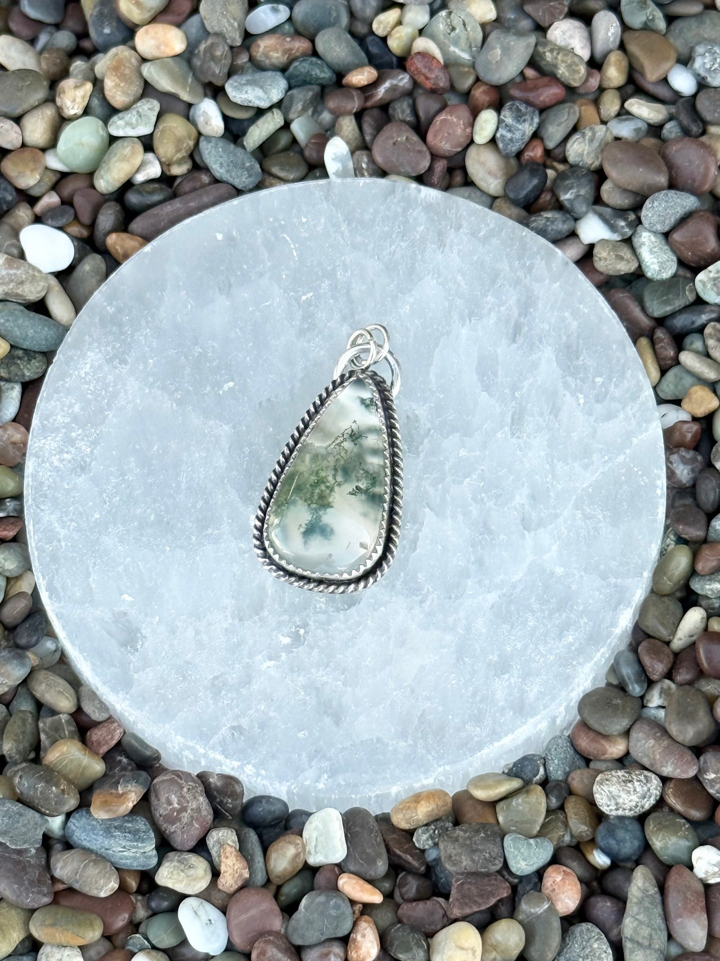 Moss Agate Pendant
