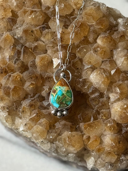 Sonoran Gold Turquoise Necklace