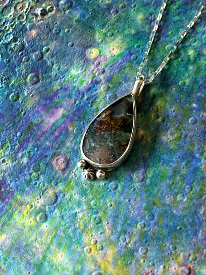 Mercury Necklace | Celestial Jewelry | Handmade Sterling Silver Pendant | Communication & Clarity Jewelry | Spiritual Gift