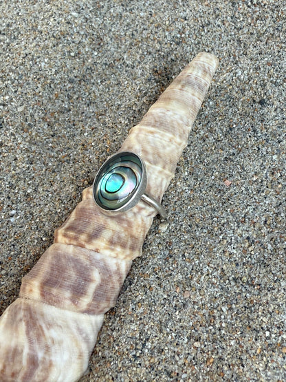 Abalone Ring | Size 6.5