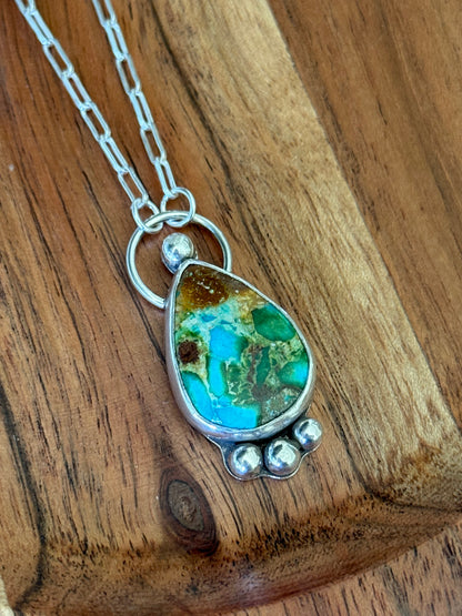 Sonoran Gold Turquoise Necklace
