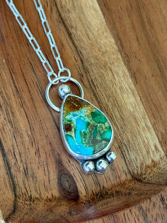 Sonoran Gold Turquoise Necklace